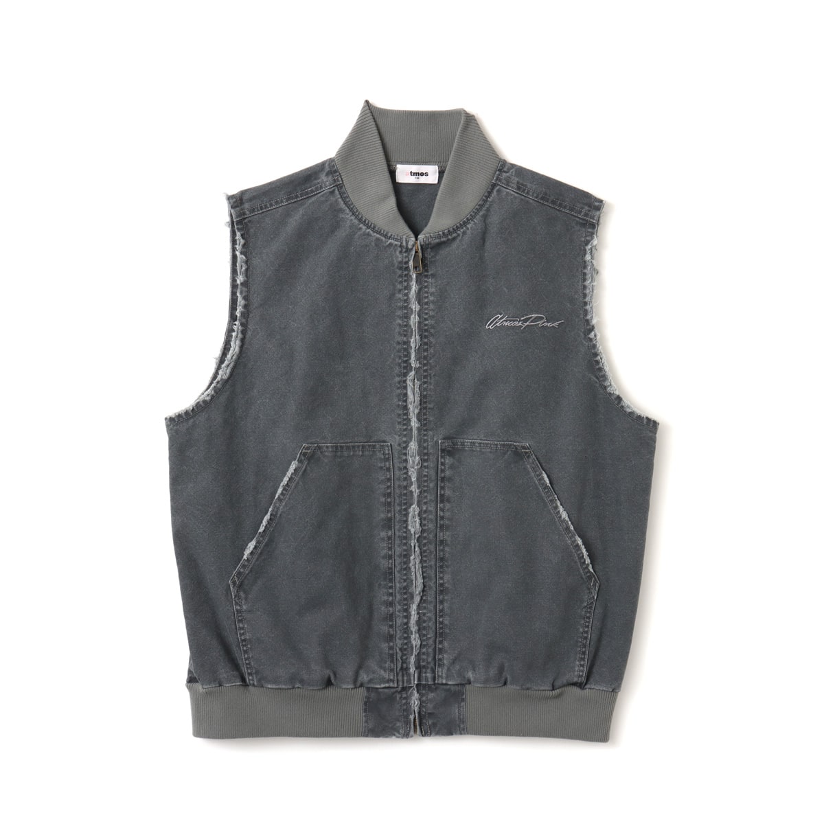 atmos pink Vintage Finish Vest GRAYのメイン画像