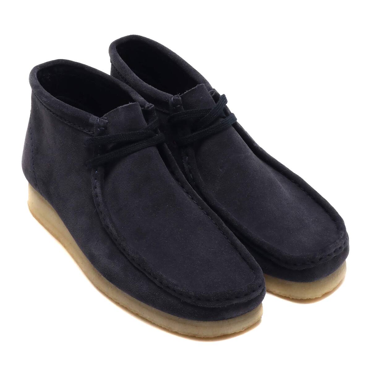 clarks wallabees blue