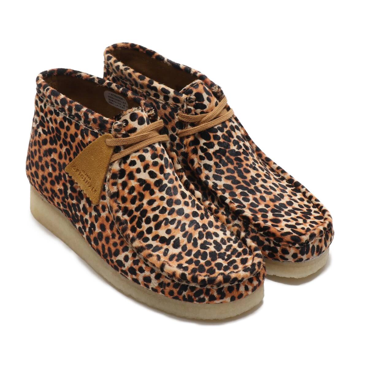 Clarks WALLABEE BOOT BRN ANIMAL PRINT 19FA-I_photo_large