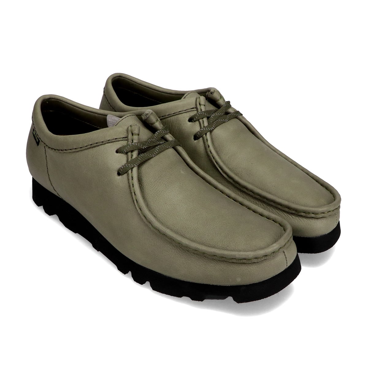 Clarks Wallabee GTX Olive Leather Olive Leather