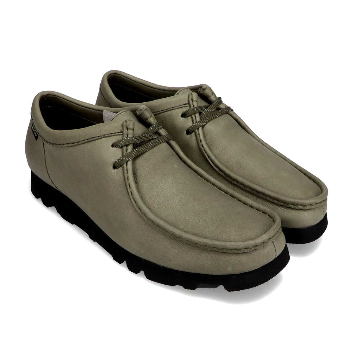 Clarks Wallabee GTX Olive Leather Olive Leather 20FA-I