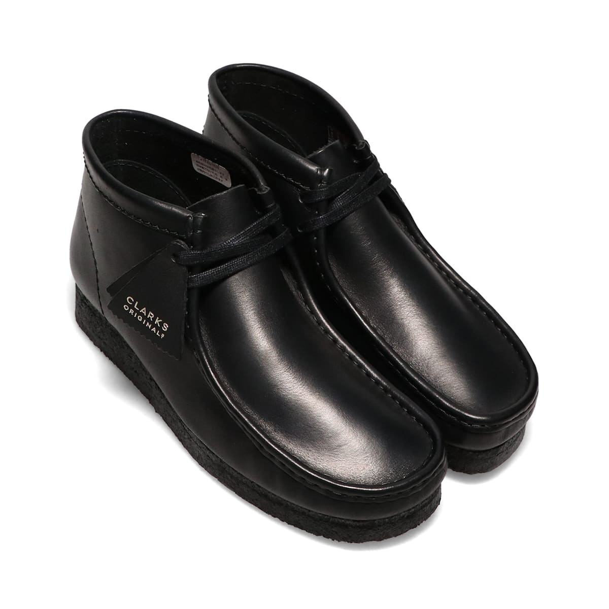 Wallabee Boot Black Leather BLACK 22SP-I