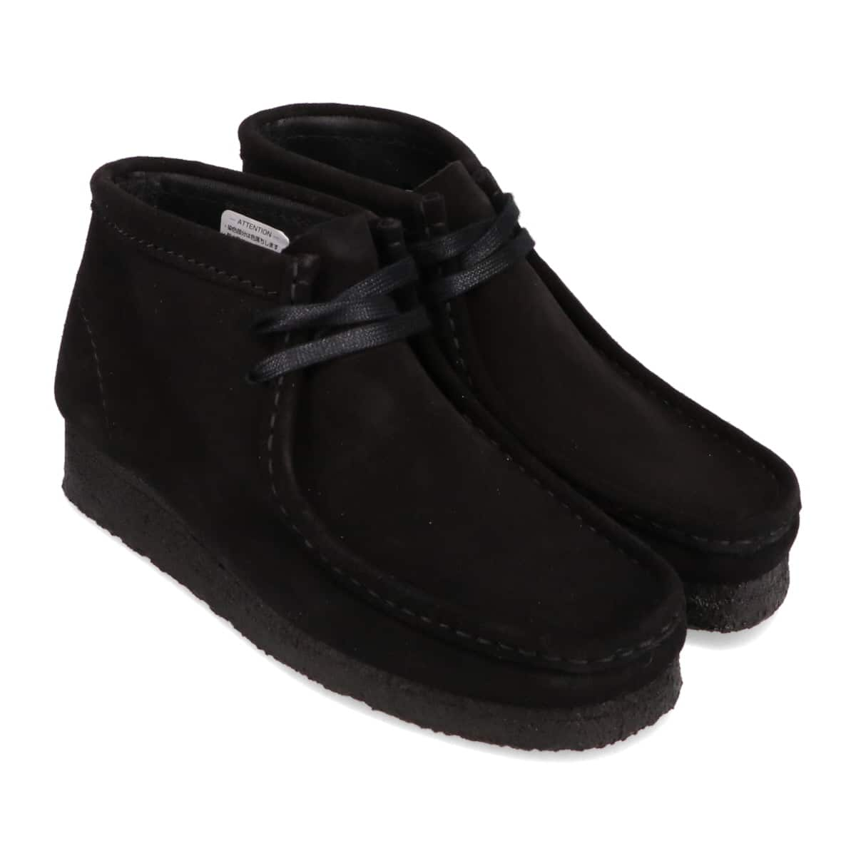 Clarks Wallabee Boot Black Sde Black Sde 23FA-I