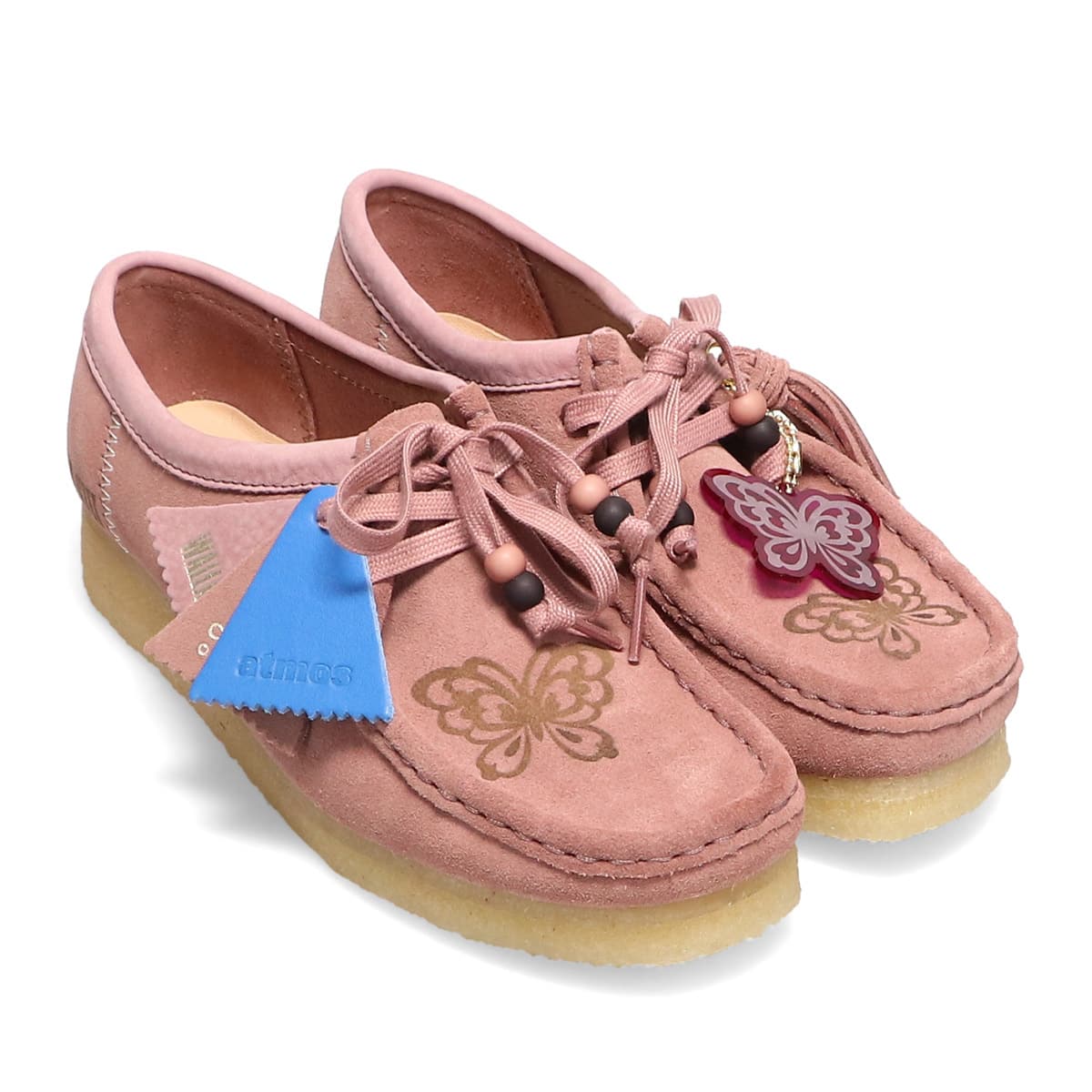 Clarks Wmns Wallabee ANNA SUI atmos Dusty Pink 22SU-S