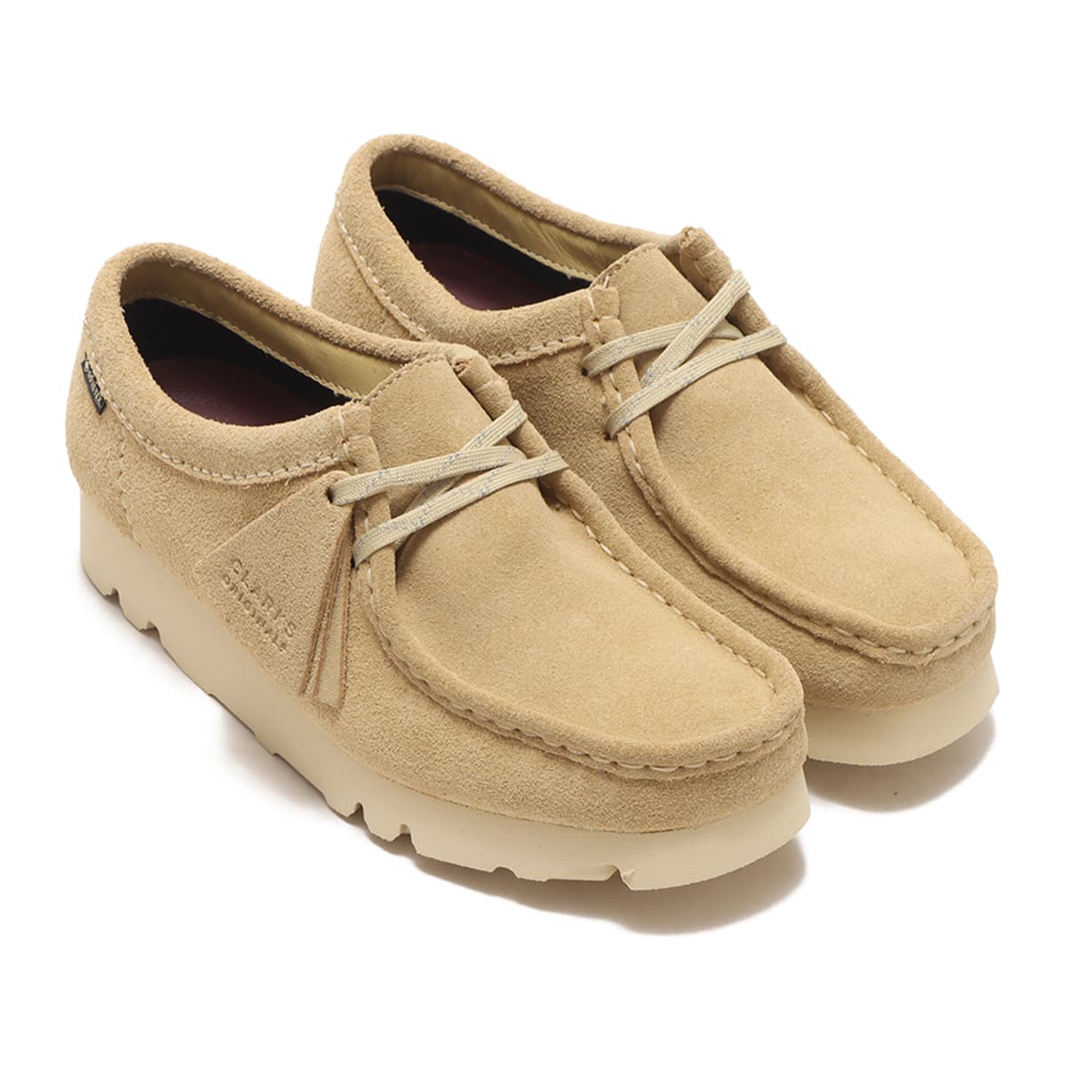 クラークス美品gore-tex wallabee low suede 26.5