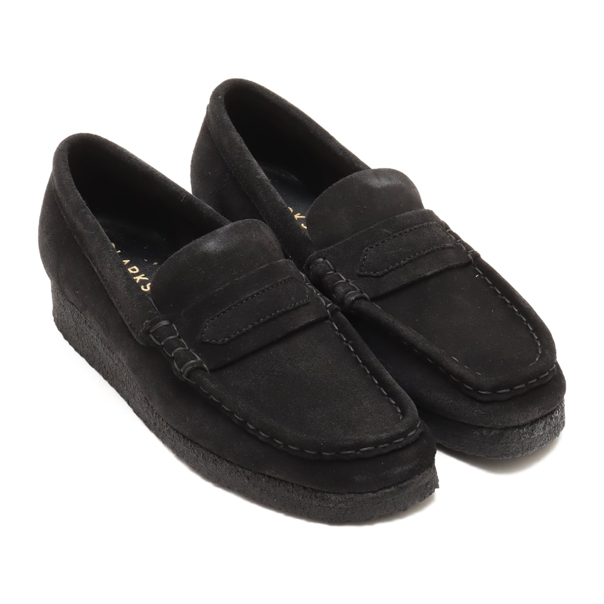 Clarks WallabeeLoafer Black Sde BLACK 24SP-I（クラークス