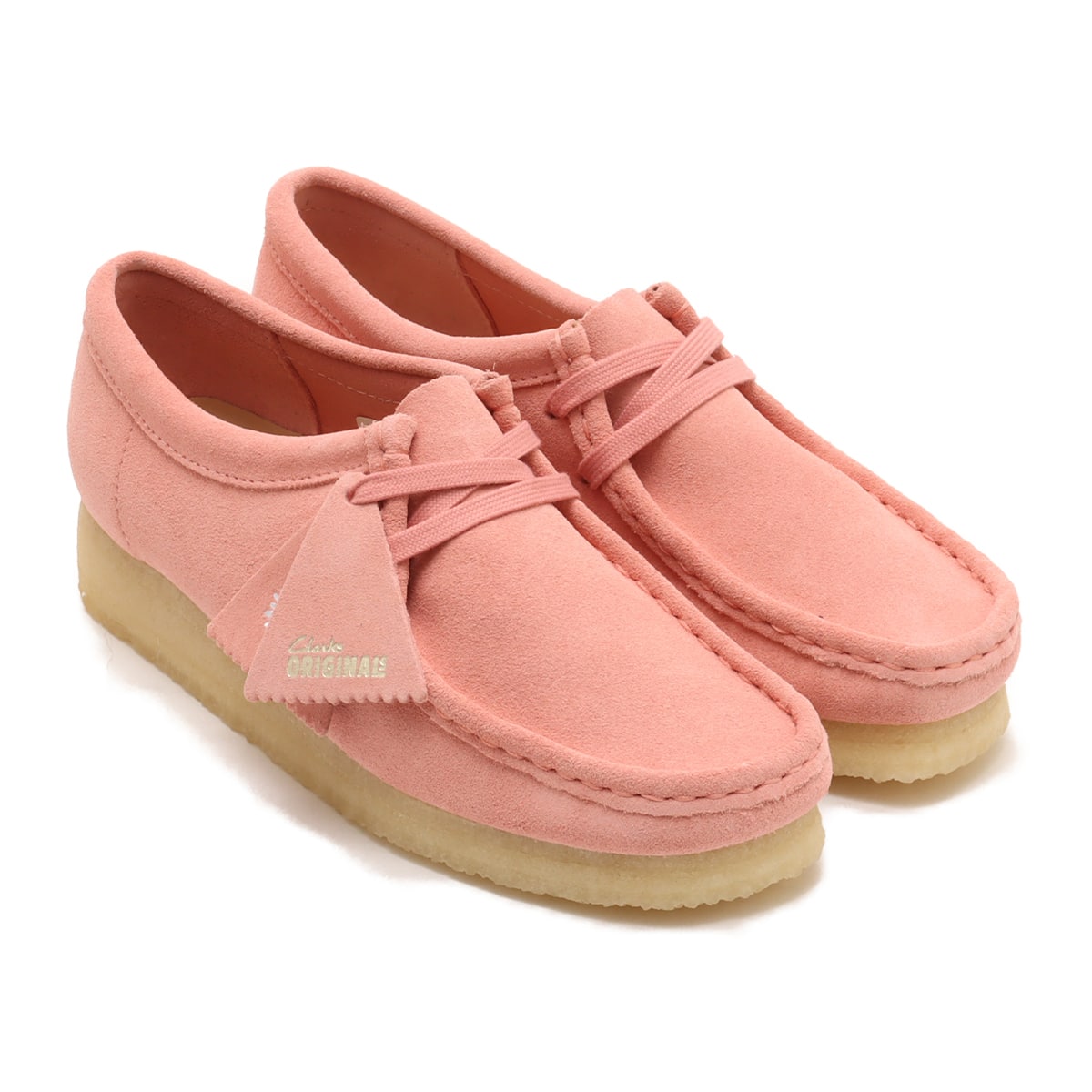 CLARKS Wallabee Blush Pink Suede 24SP-I