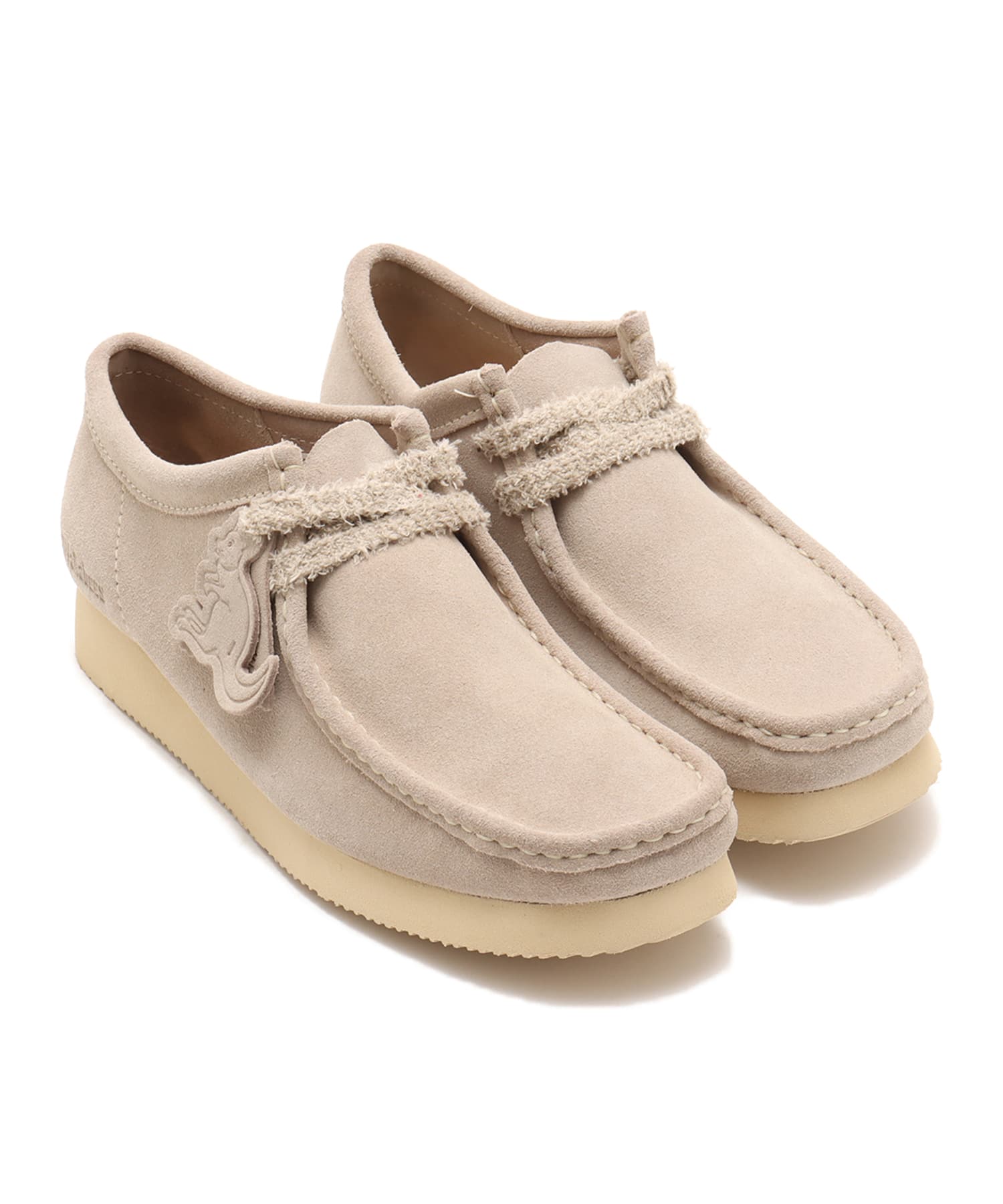 Clarks〉Wallabee / Beige Leather (Womens)｜UP NORTH ONLINE STORE