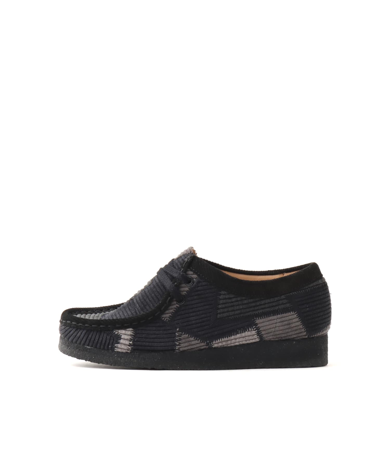 CLARKS Wallabee. Grey Combiのメイン画像