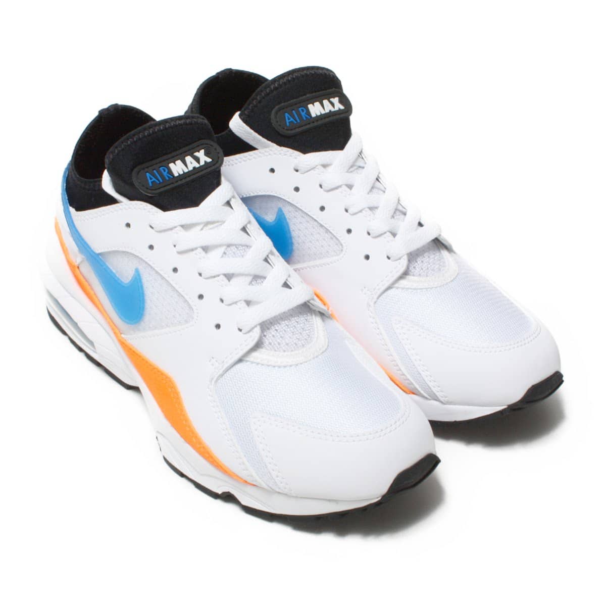 Nike Air Max 93 White Blue Nebula Total Orange Black 18ss I
