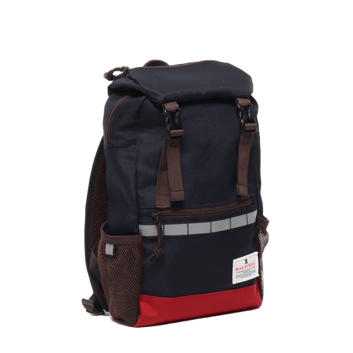 MAKAVELIC TRUCKS DOUBLE BELT KIDS MIX DAYPACK D.NV/RED 20FA-I