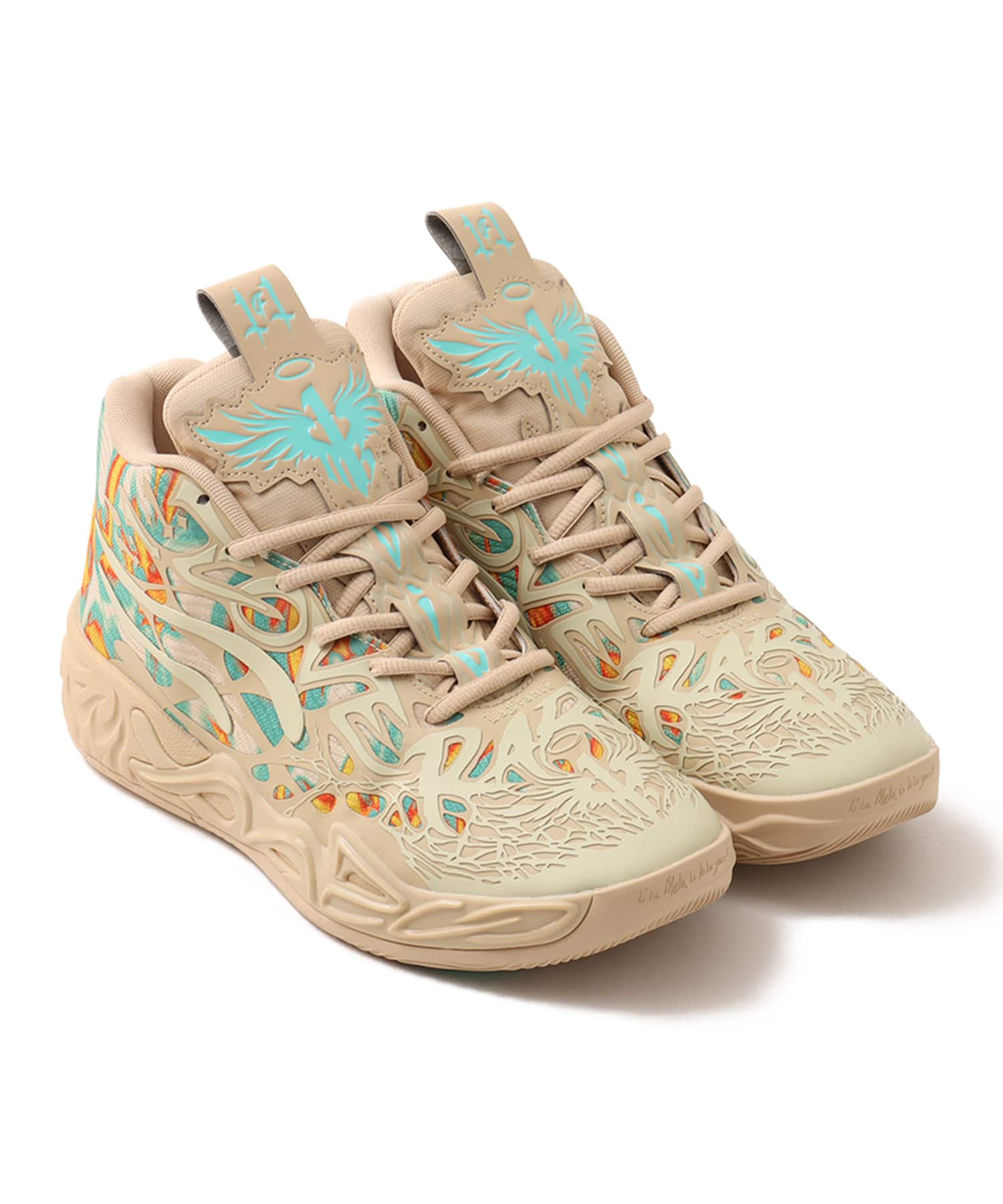 PUMA MB.04 FLARE LIGHT SAND-AQUATIC-ORANGE GLのメイン画像