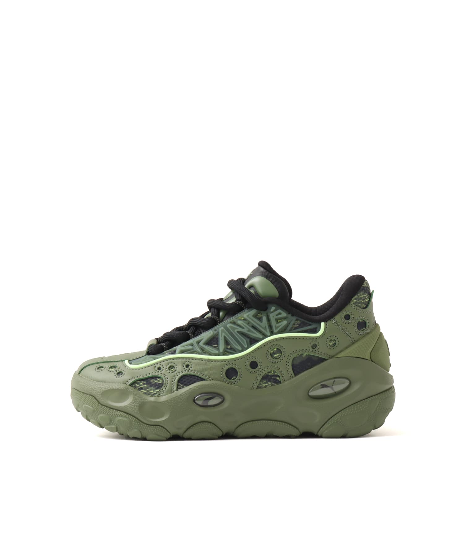 PUMA LA FRANCE RNR CAMO AVOCADO GREEN-FIZZY LIGHTのメイン画像