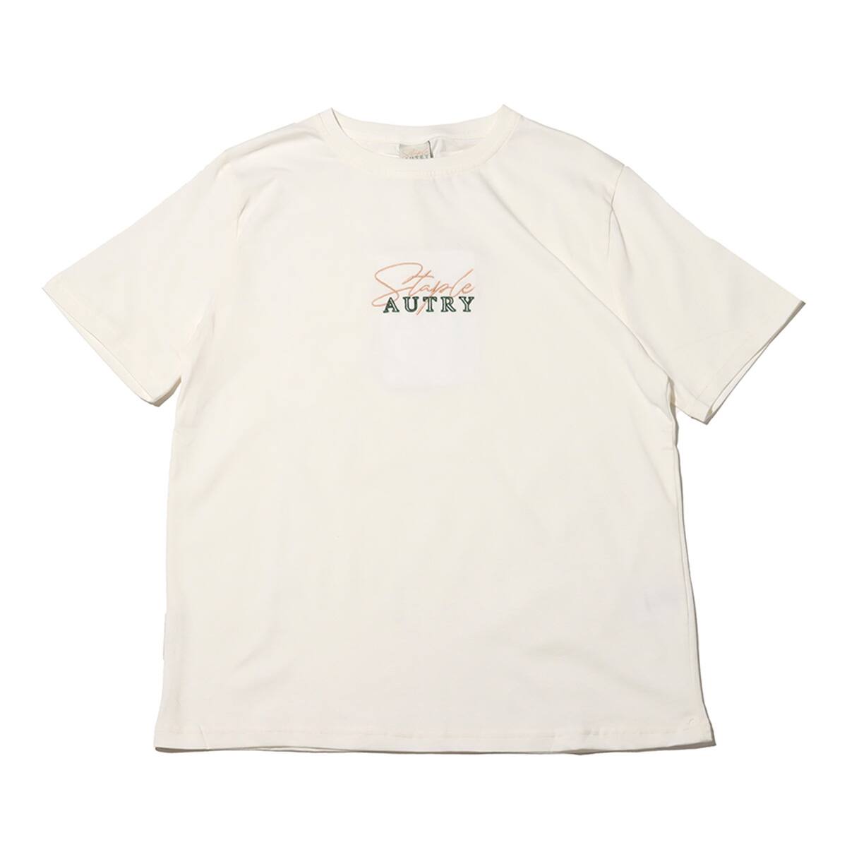 AUTRY T-SHIRT STAPLE MAN WHITE 23FA-I