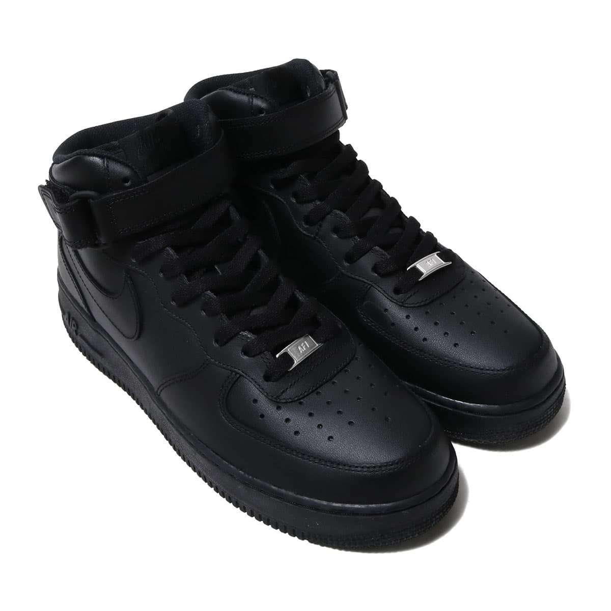 NIKE AIR FORCE 1 MID '07 BLACK/BLACK 18FW-I_photo_large