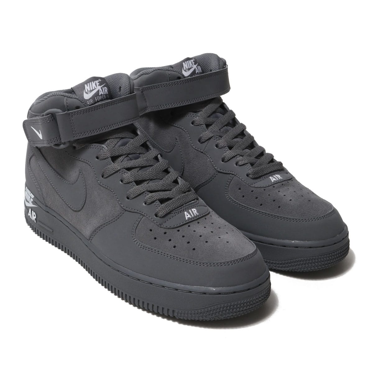 Nike Air Force 1 Mid 07 Dark Grey Dark Grey White 18ho I