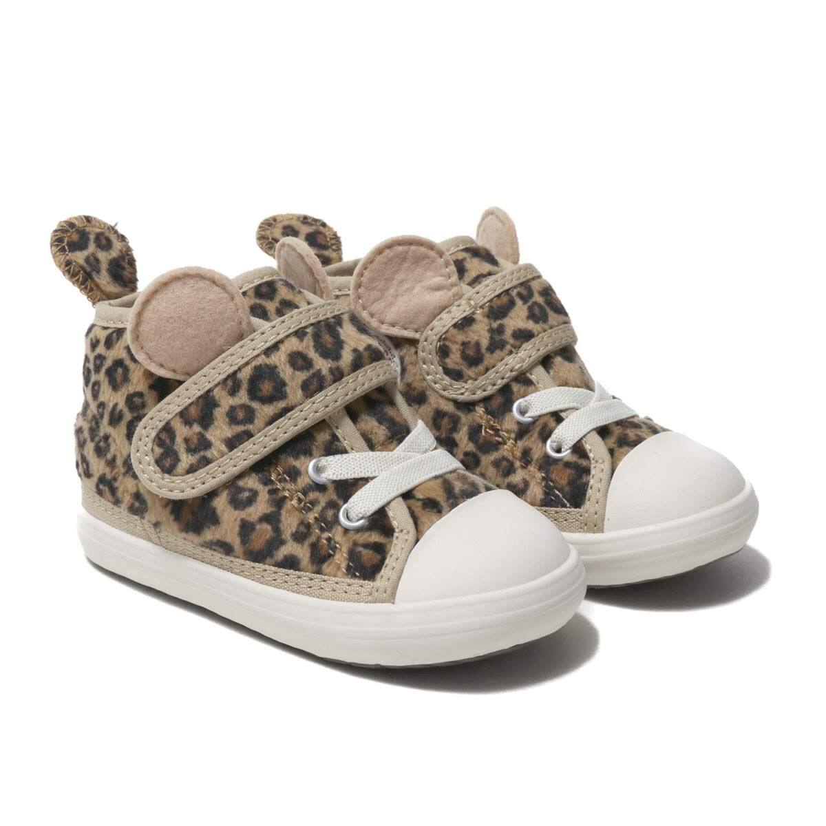 converse leopard baby
