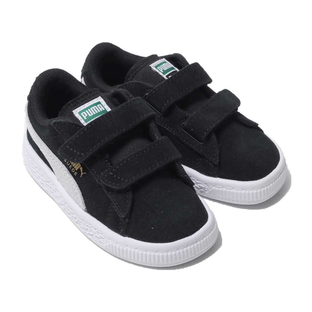 kids black puma suede