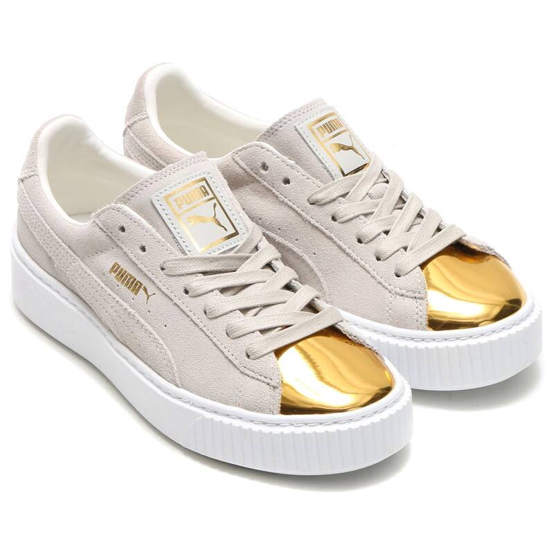 puma platform gold