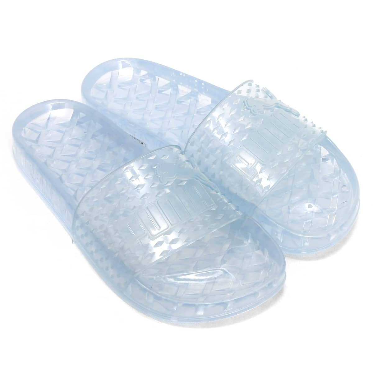 puma jelly slides white