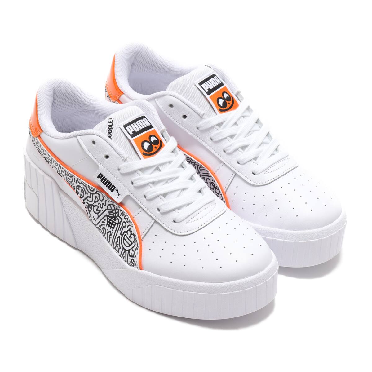 PUMA CALI WEDGE MR DOODLE WHITE/BLACK/RED 20FA-S_photo_large