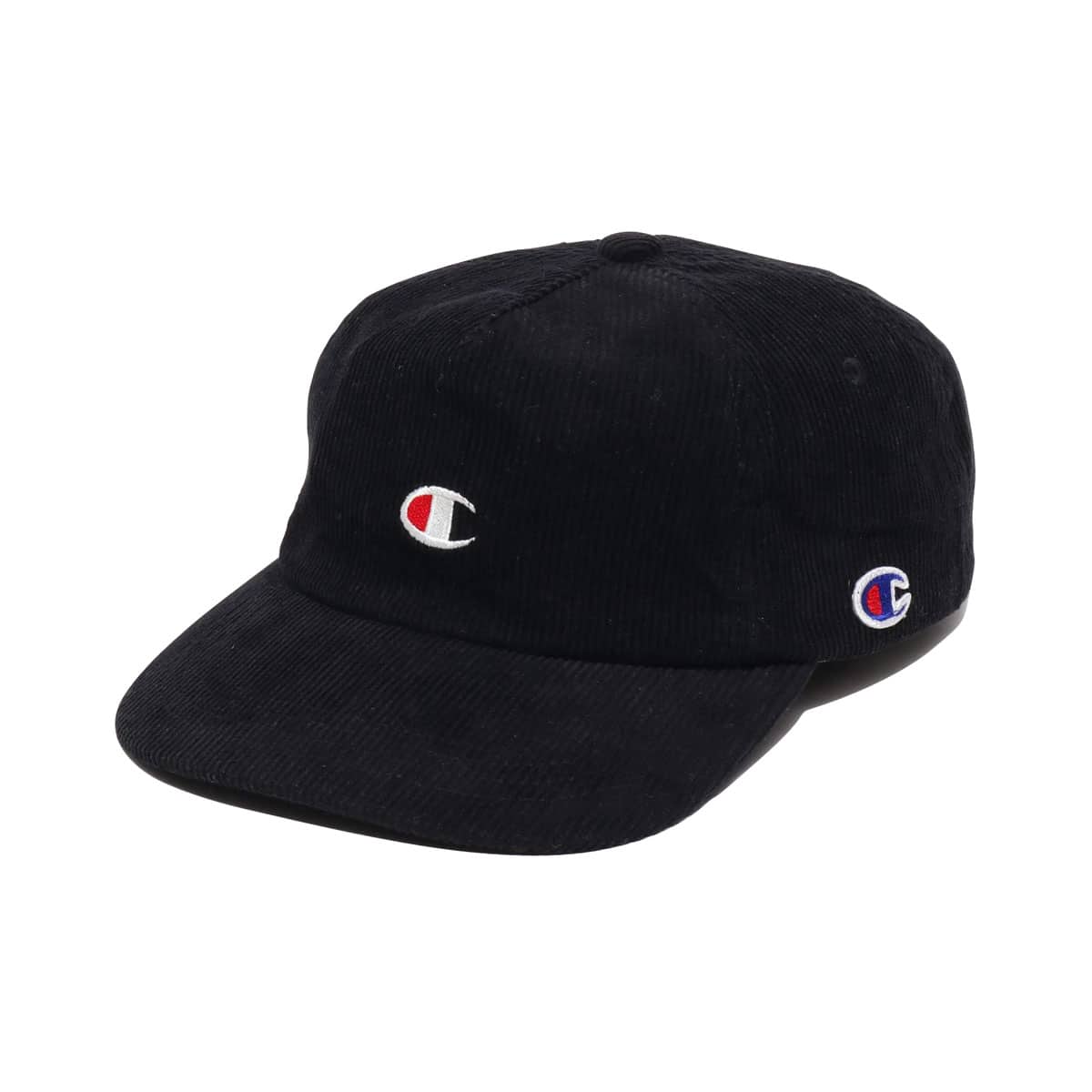 CHAMPION コーデュロイ 5パネル キャップ クロ 18FA-Iのメイン画像