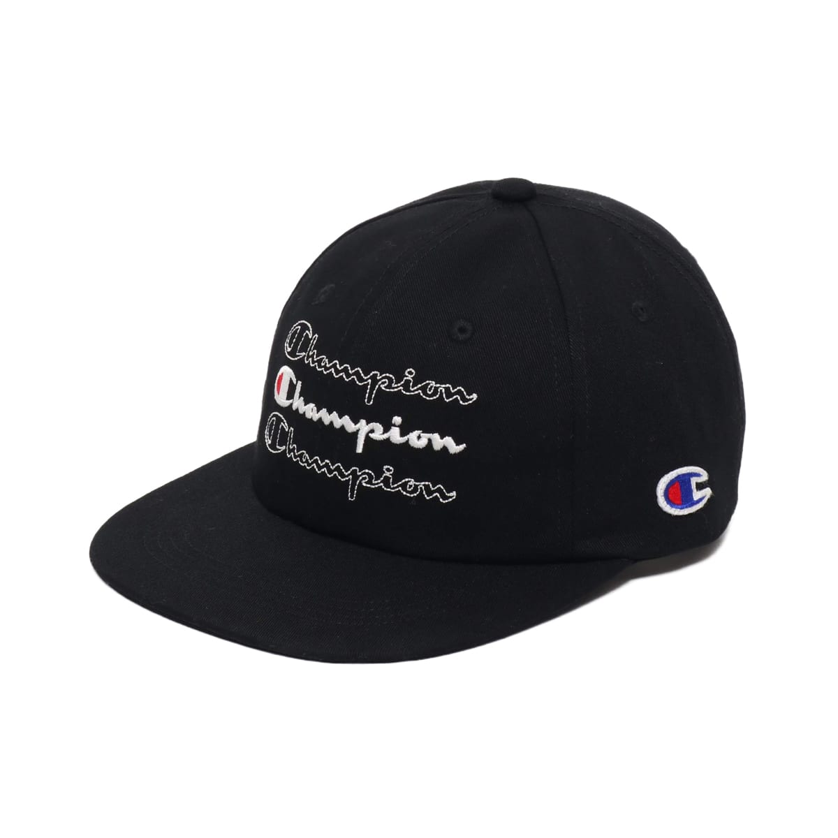 CHAMPION x ATMOS LAB 6PANEL CAP BLACK 19FW-S_photo_large