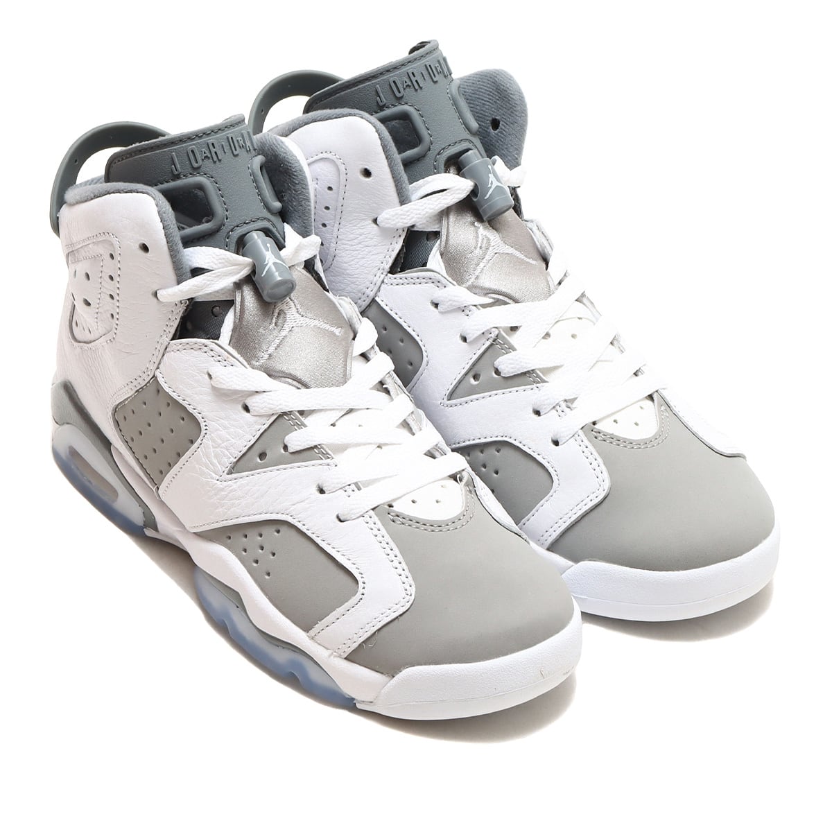 JORDAN BRAND AIR JORDAN 6 RETRO (GS) WHITE/MEDIUM GREY-COOL GREY 23SP-I