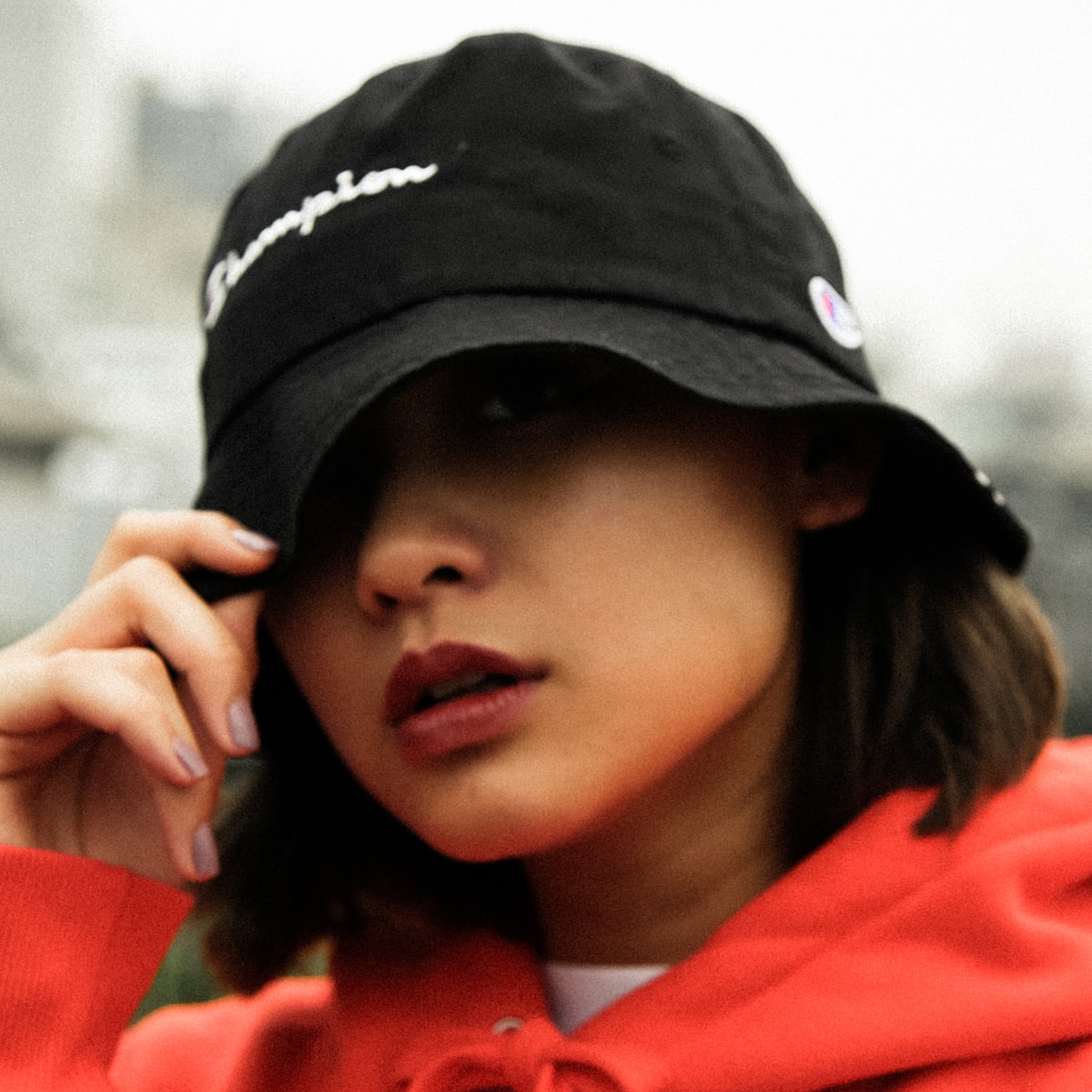 CHAMPION x ATMOS LAB BUCKET HAT BLACK 18FW-I_photo_large