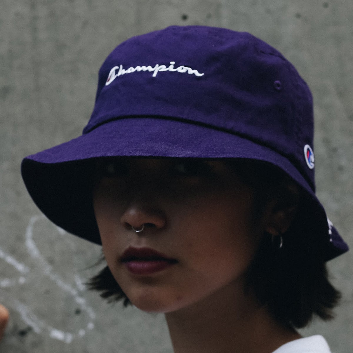 CHAMPION x ATMOS LAB BUCKET HAT PURPLE 18FW-I_photo_large