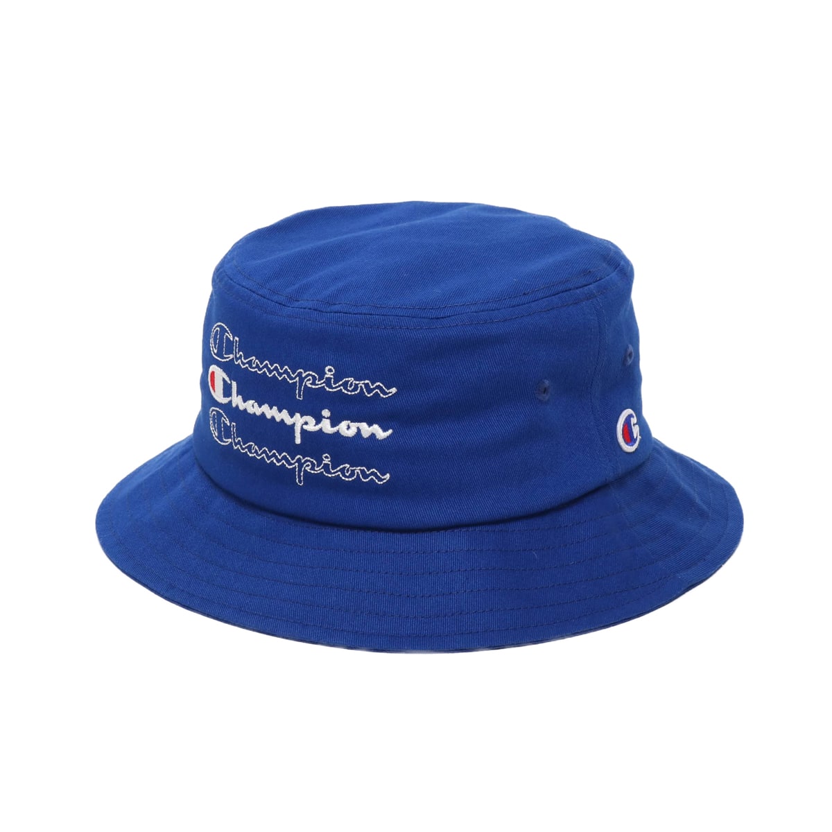 CHAMPION x ATMOS LAB BUCKET HAT BLUE 19FW-S_photo_large