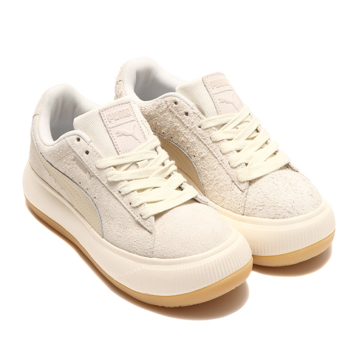 PUMA SUEDE MAYU THRIFTED WNS WORM WHITE/IVORY 23SP-I