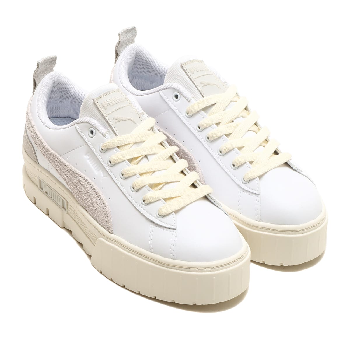 PUMA メイズ スリフテッド スニーカー 25cm WarmWhite