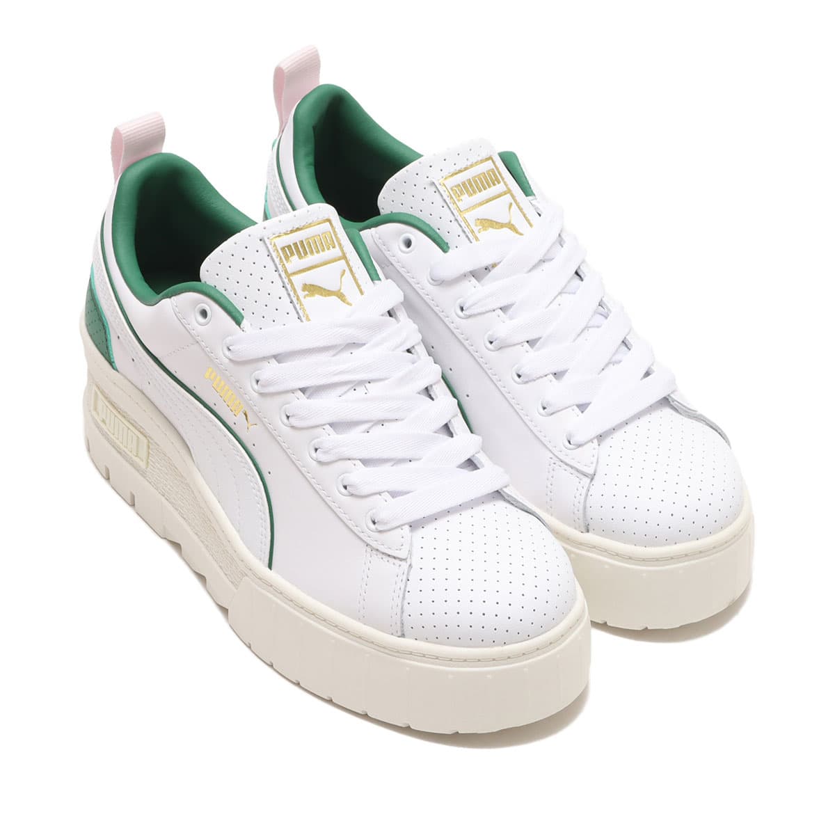 PUMA MAYZE WEDGE PREPPY WNS PUMA WHITE-VINE-WARM WHITE