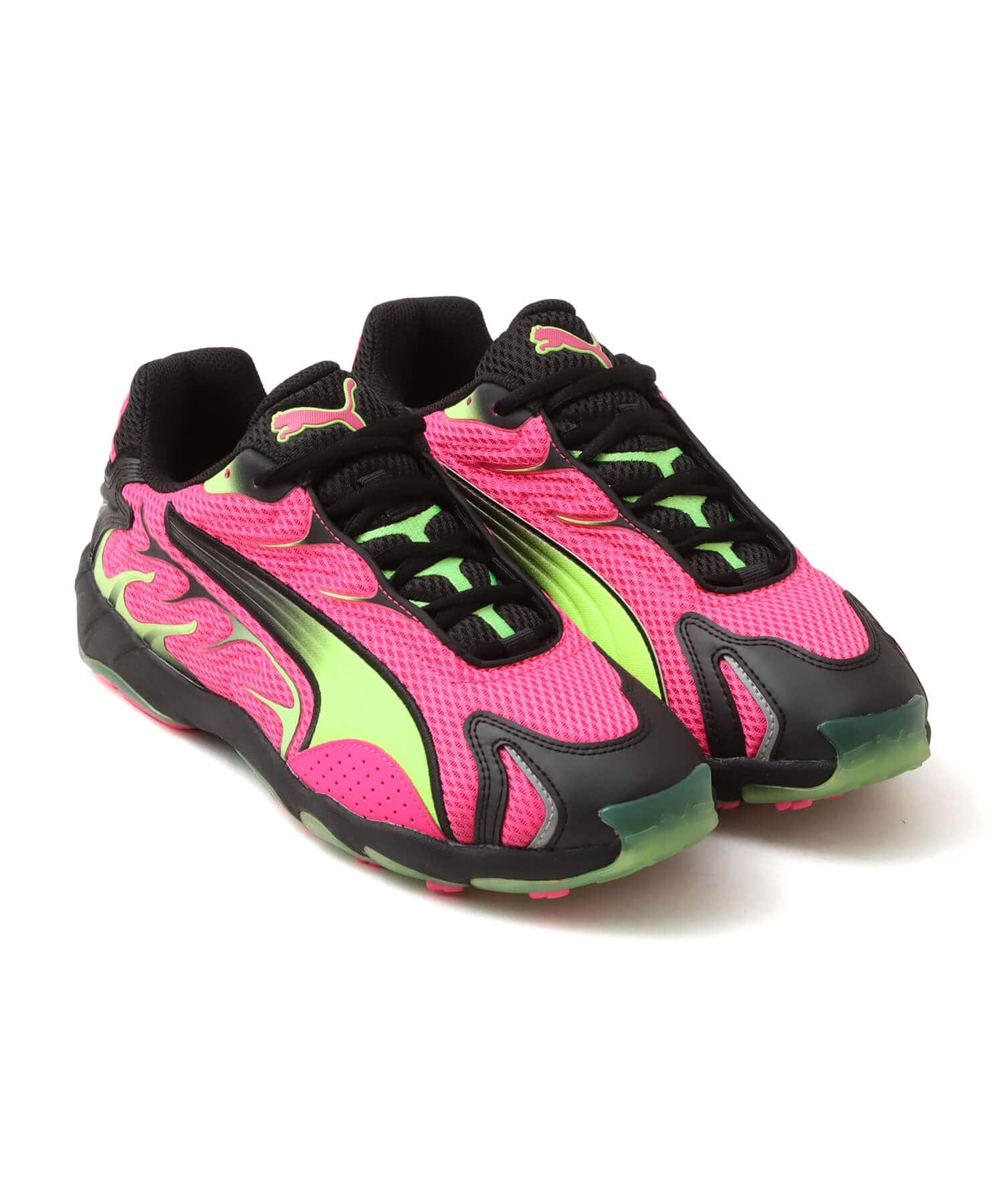 PUMA INHALE FLURO PINK PES-GREEN GLAREのメイン画像