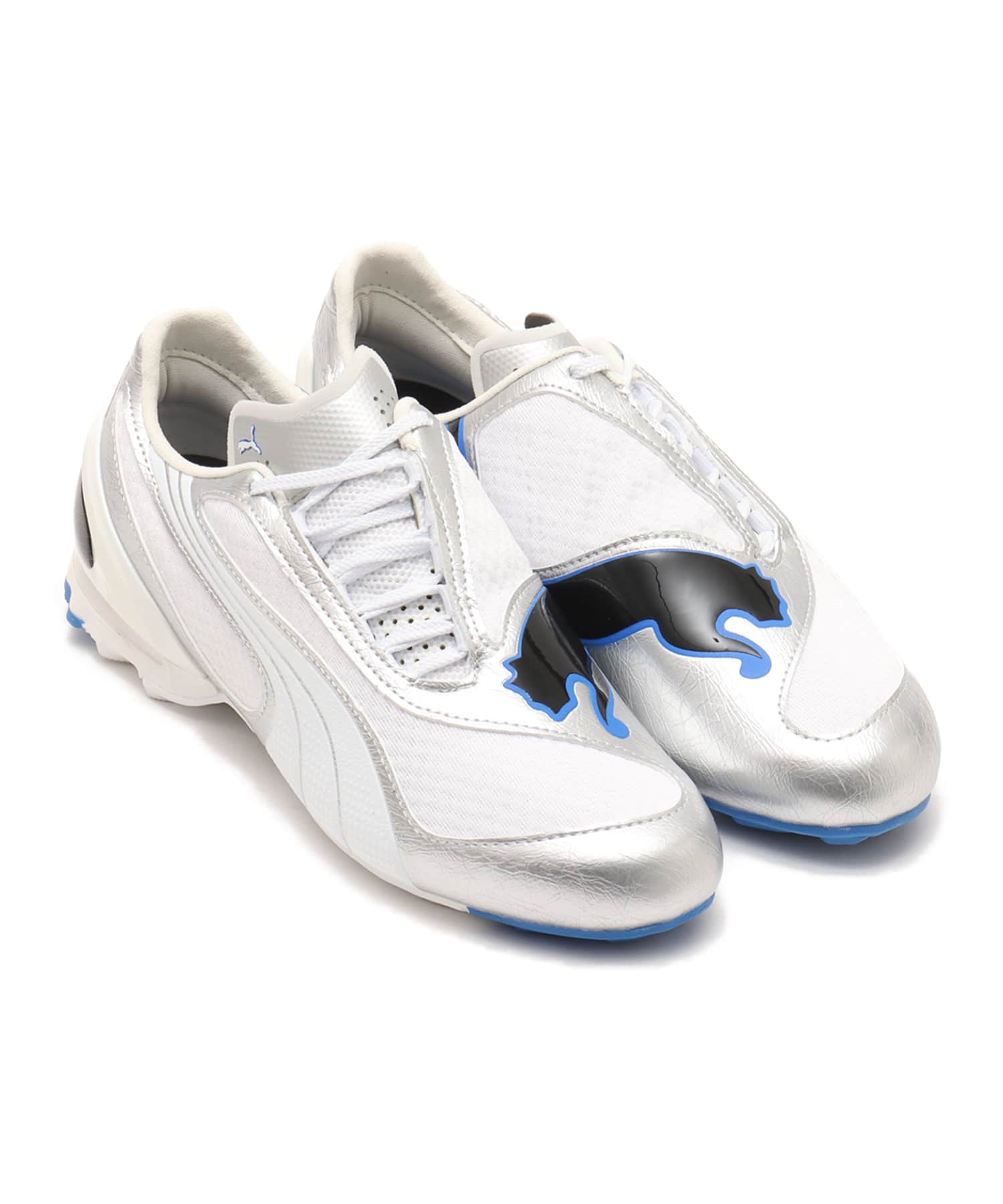 PUMA PUMA V-S1 METALLIC PUMA WHITE-PUMA SILVERのメイン画像