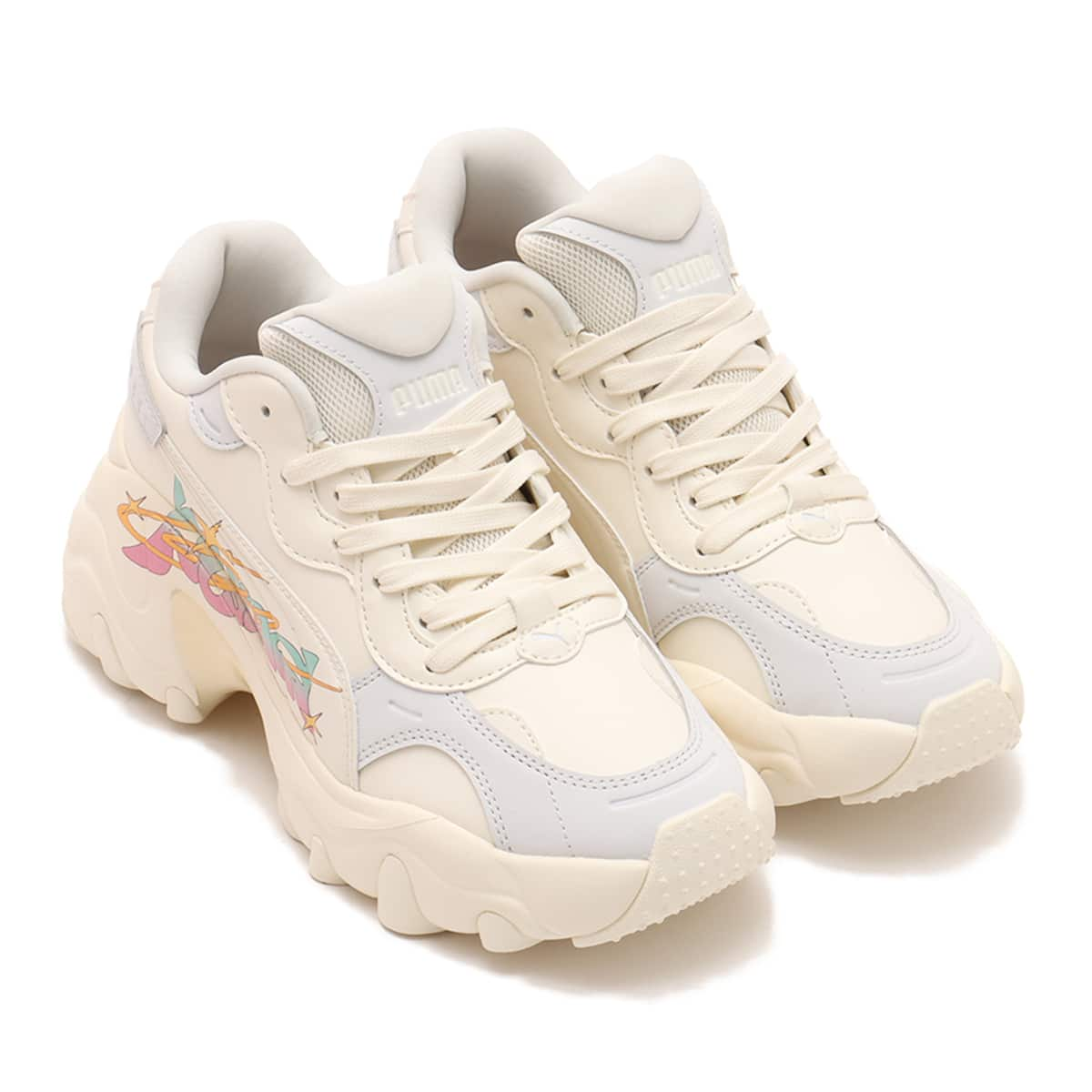 PUMA PULSAR WEDGE SPACEY ATMOS PINK FROSTED IVORY-FEATHER GRAY-C|atmos（アトモス）  公式オンラインストア