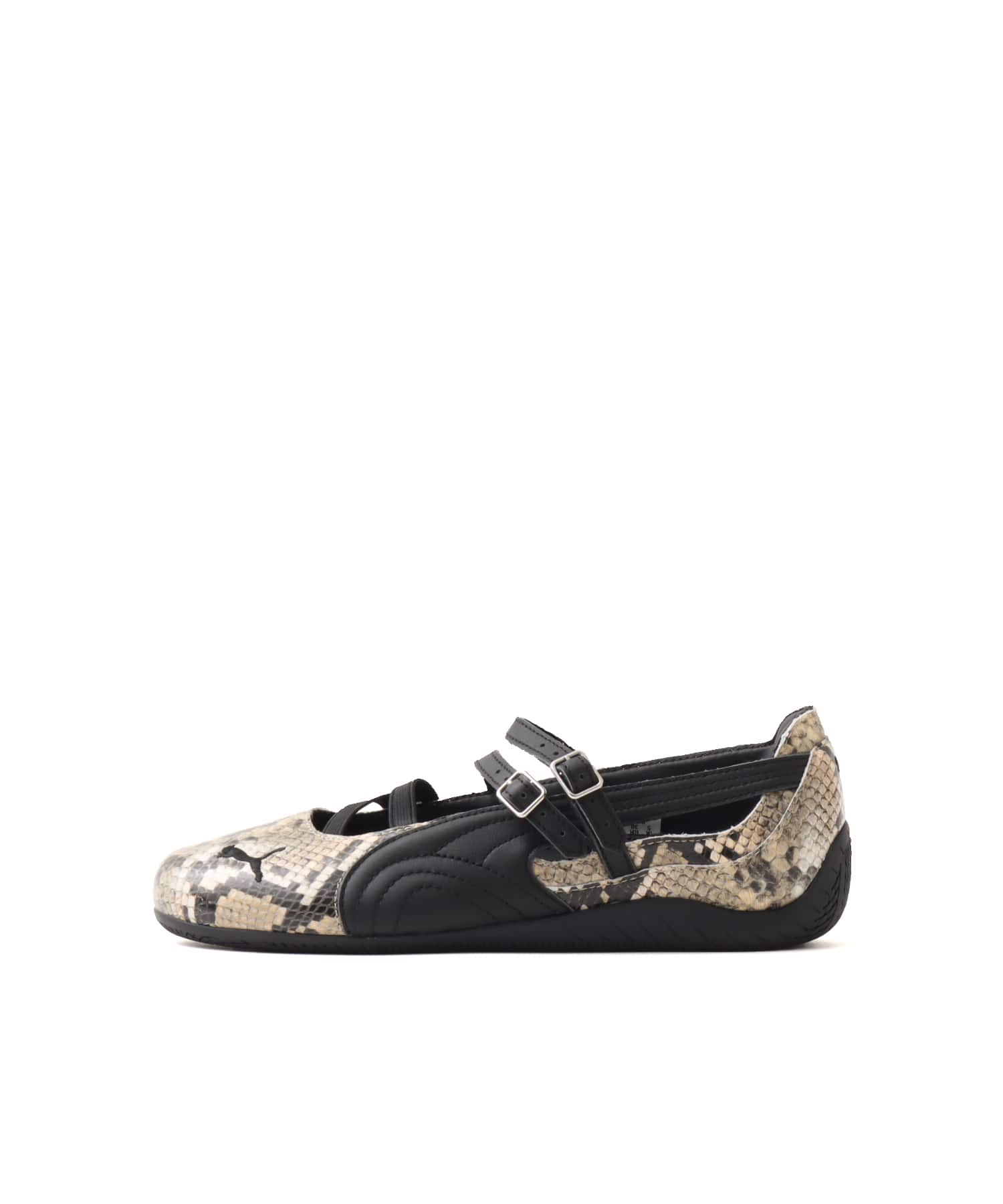 PUMA SPEEDCAT BALLET SNAKE WNS PUMA BLACK-VAPOR GRAYのメイン画像