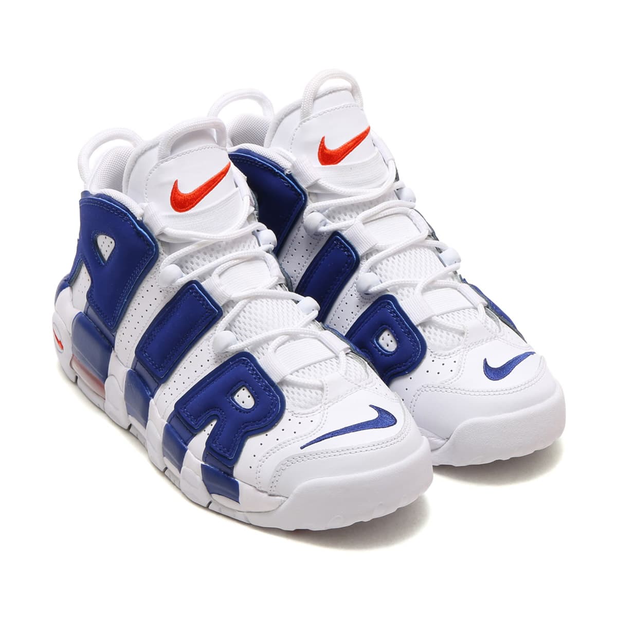 NIKE AIR MORE UPTEMPO (GS) WHITE/DEEP ROYAL BLUE-TEAM ORANGE_photo_large