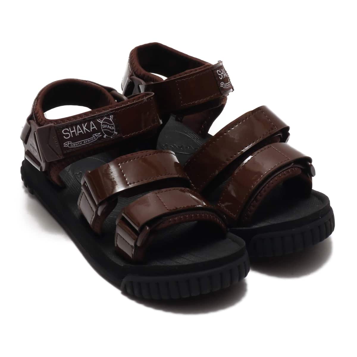 SHAKA NEO BUNGY PATENT Brown 20SS-Iのメイン画像