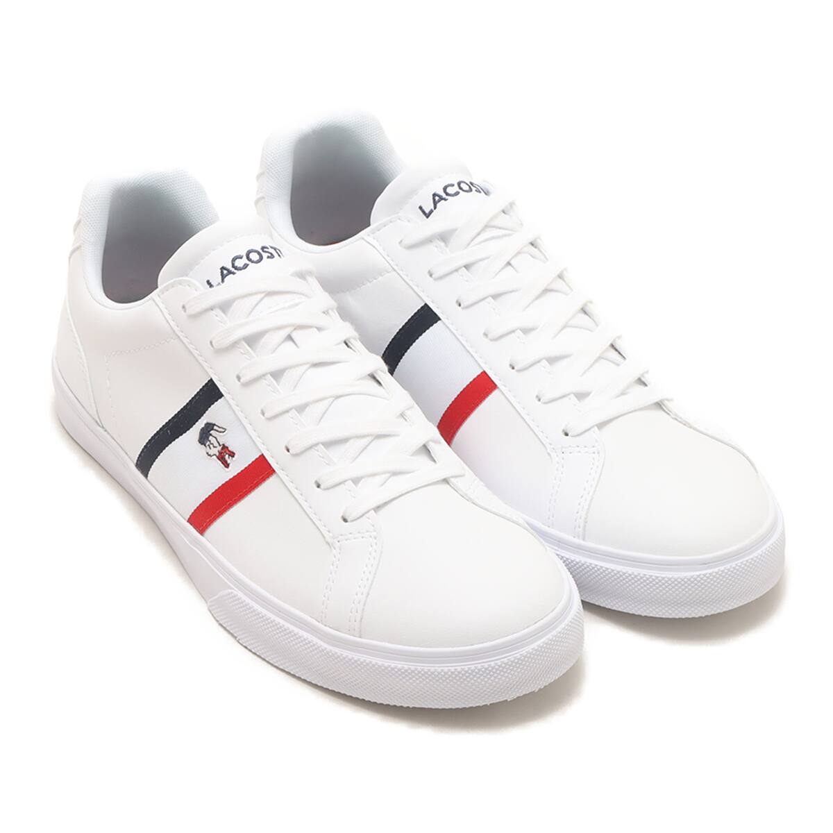 LACOSTE LEROND PRO TRI 123 1 CMA WHT/NVY/RED 23FA-I