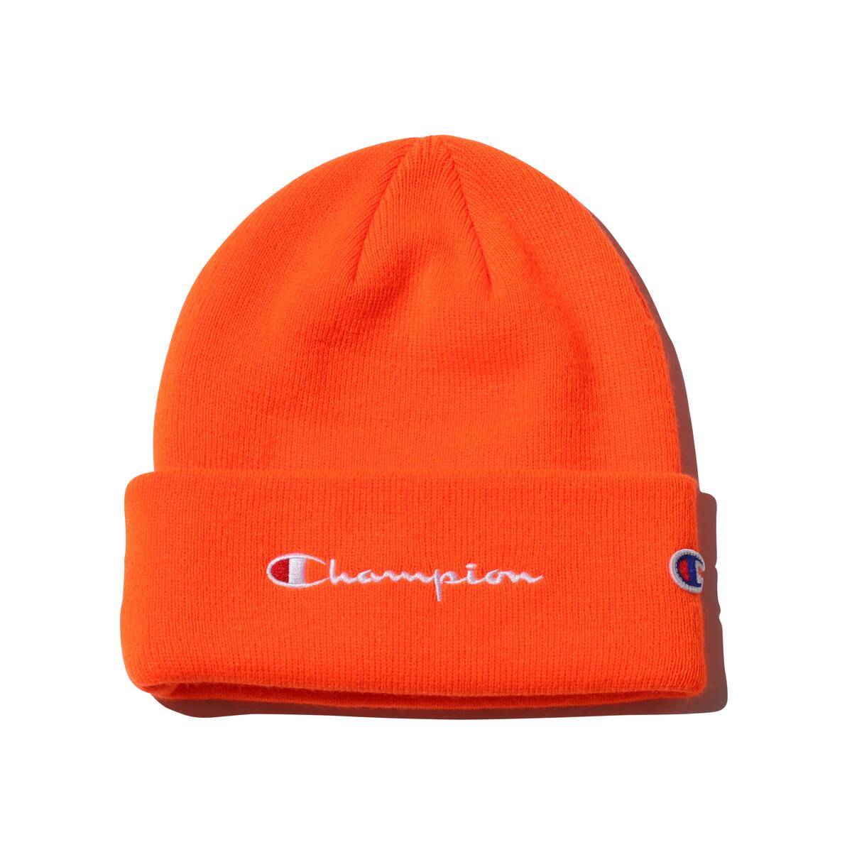 CHAMPION x ATMOS LAB KNIT CAP ORANGE 18FW-I_photo_large