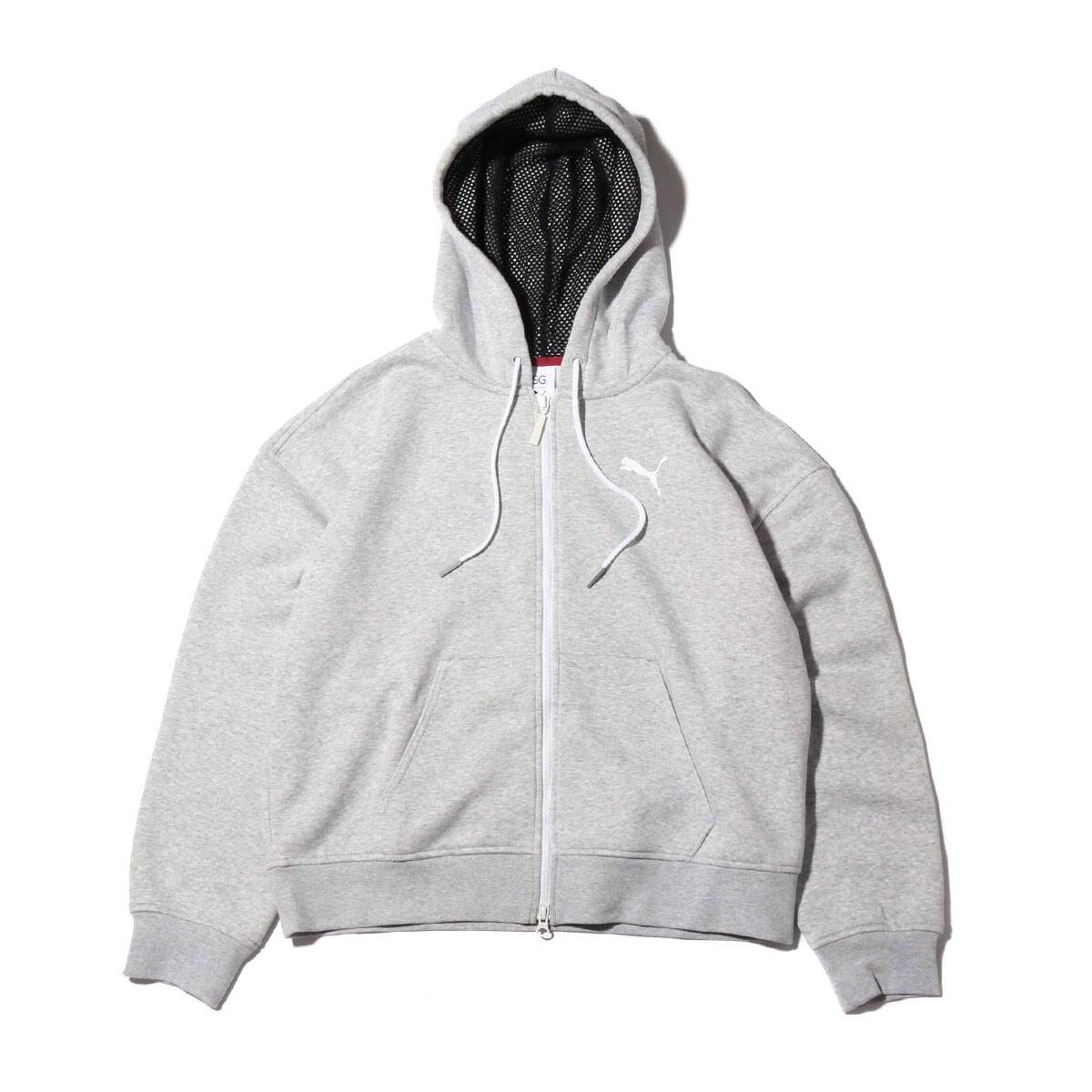 PUMA × SG FZ HOODIE LIGHT GRAY HE_photo_large