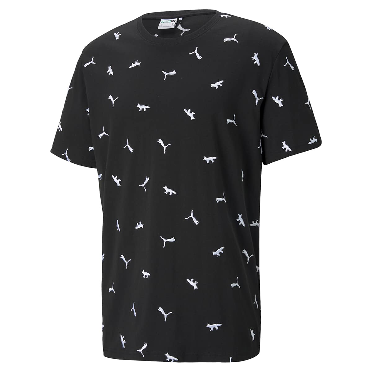 PUMA X MAISON KITSUNE AOP TEE Puma Black-AOP 21SP-S_photo_large