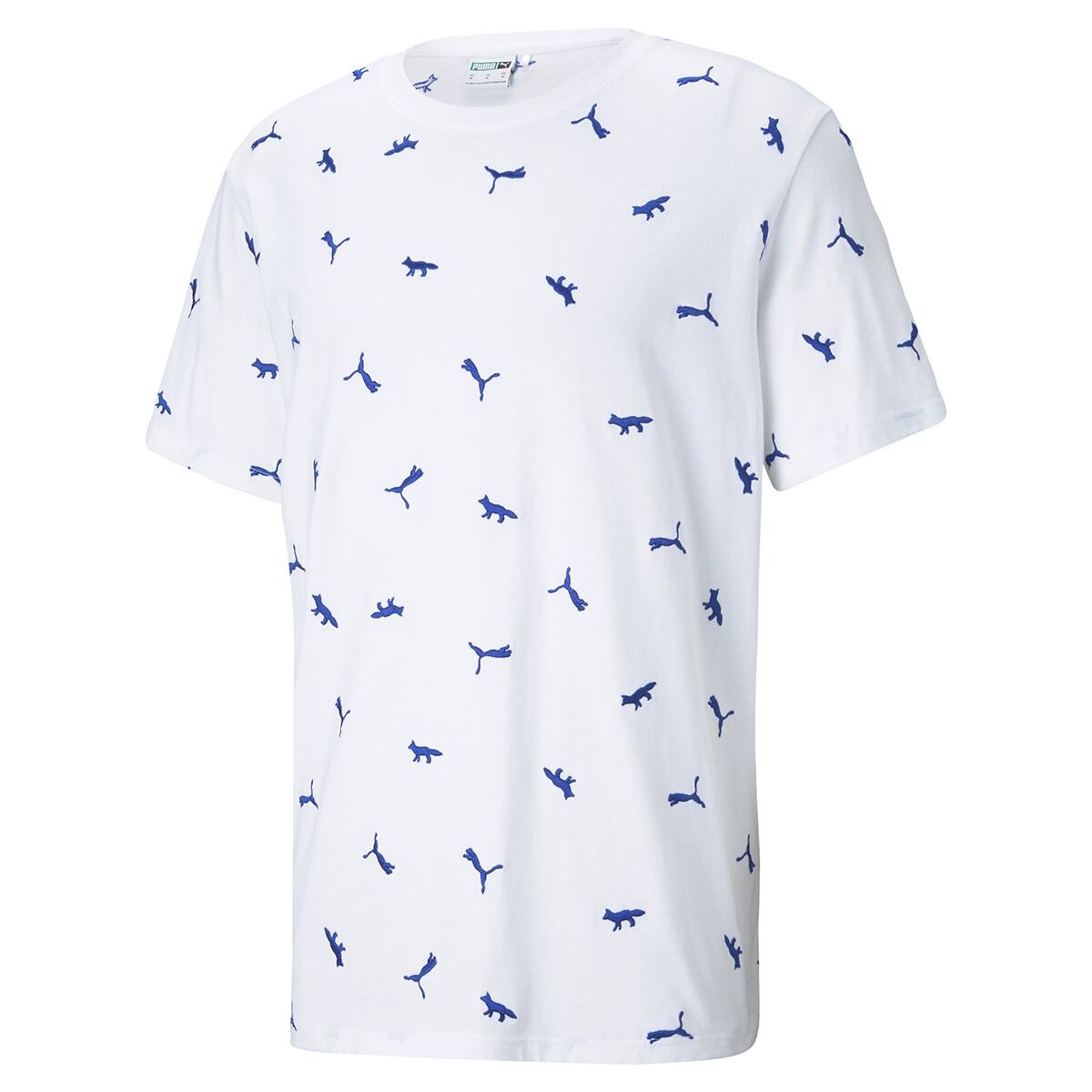 PUMA PUMA X MAISON KITSUNE AOP TEE Puma White-AOP 21SP-S_photo_large
