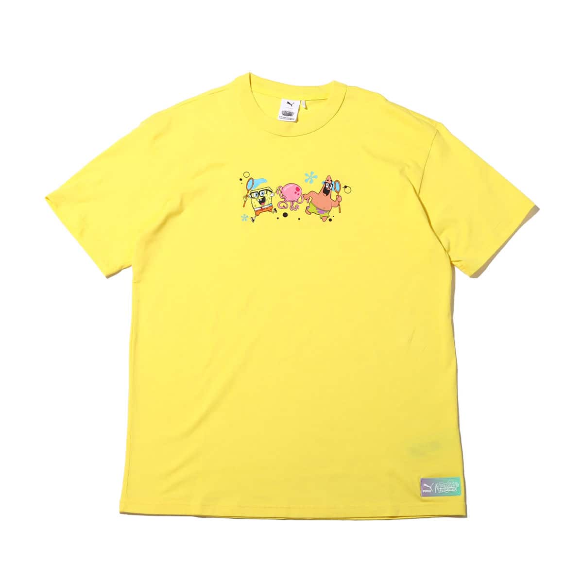 PUMA × SPONGEBOB GRAPHIC TEE LUCENT YELLOW 23SP-Iのメイン画像