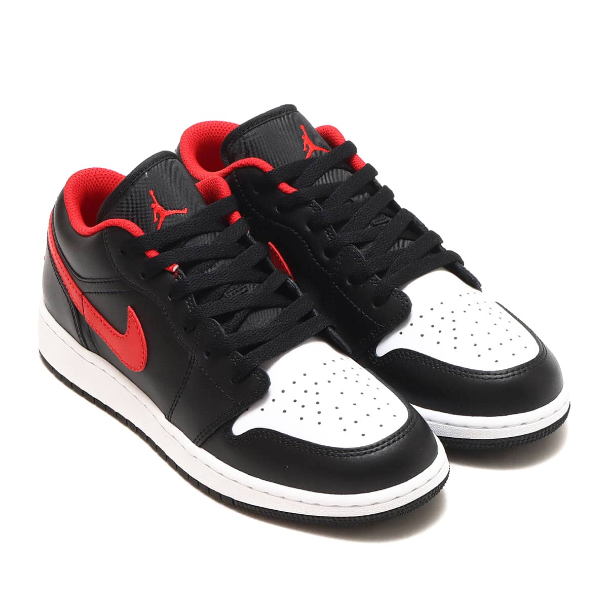 JORDAN BRAND AIR JORDAN 1 LOW 1 LOW GS (BLACK/FIRE RED-WHITE 22HO-I