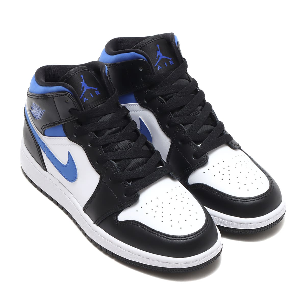 JORDAN BRAND AIR JORDAN 1 MID GS WHITE RACER BLUE BLACK 21FA I