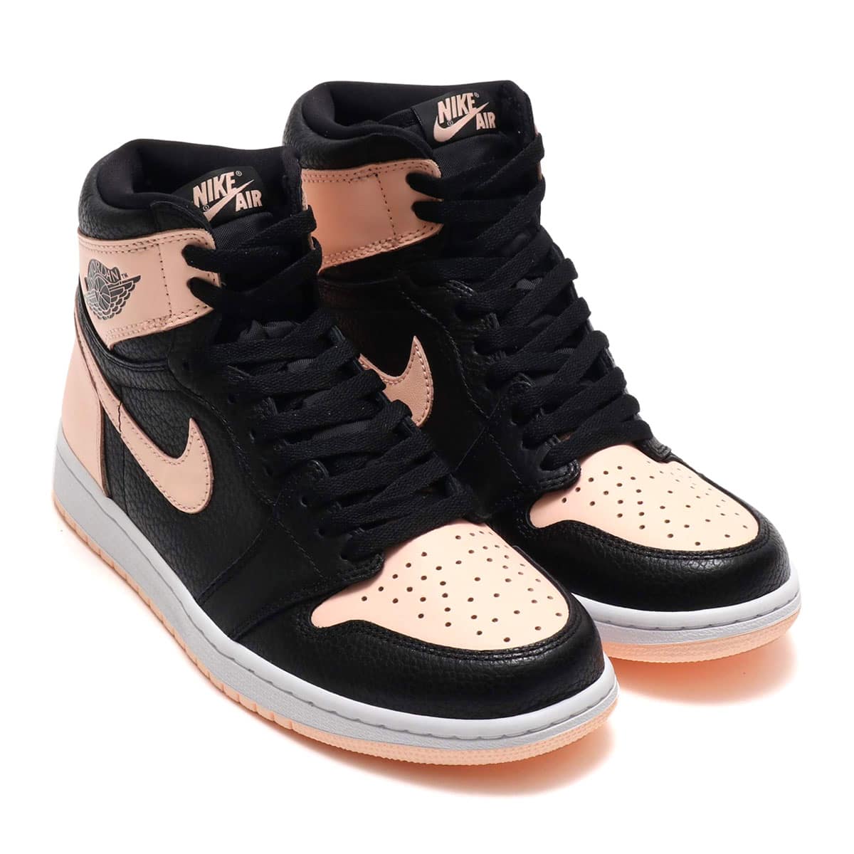 JORDAN BRAND AIR JORDAN 1 RETRO HIGH OG BLACK/CRMSN TNT-WHITE-HYPR PNK 19SU-Sのメイン画像
