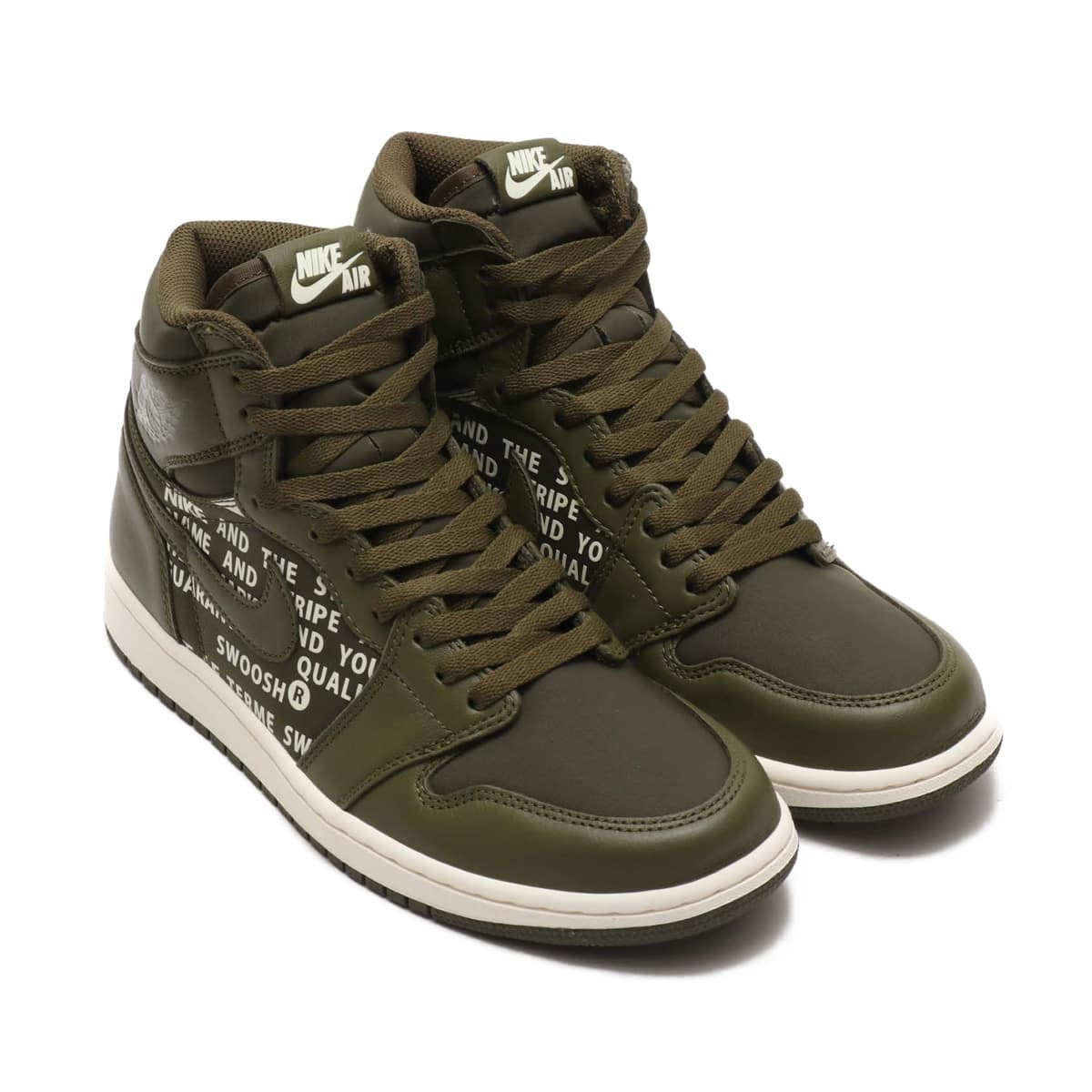 Nike air jordan 1 retro high og hot sale olive canvas